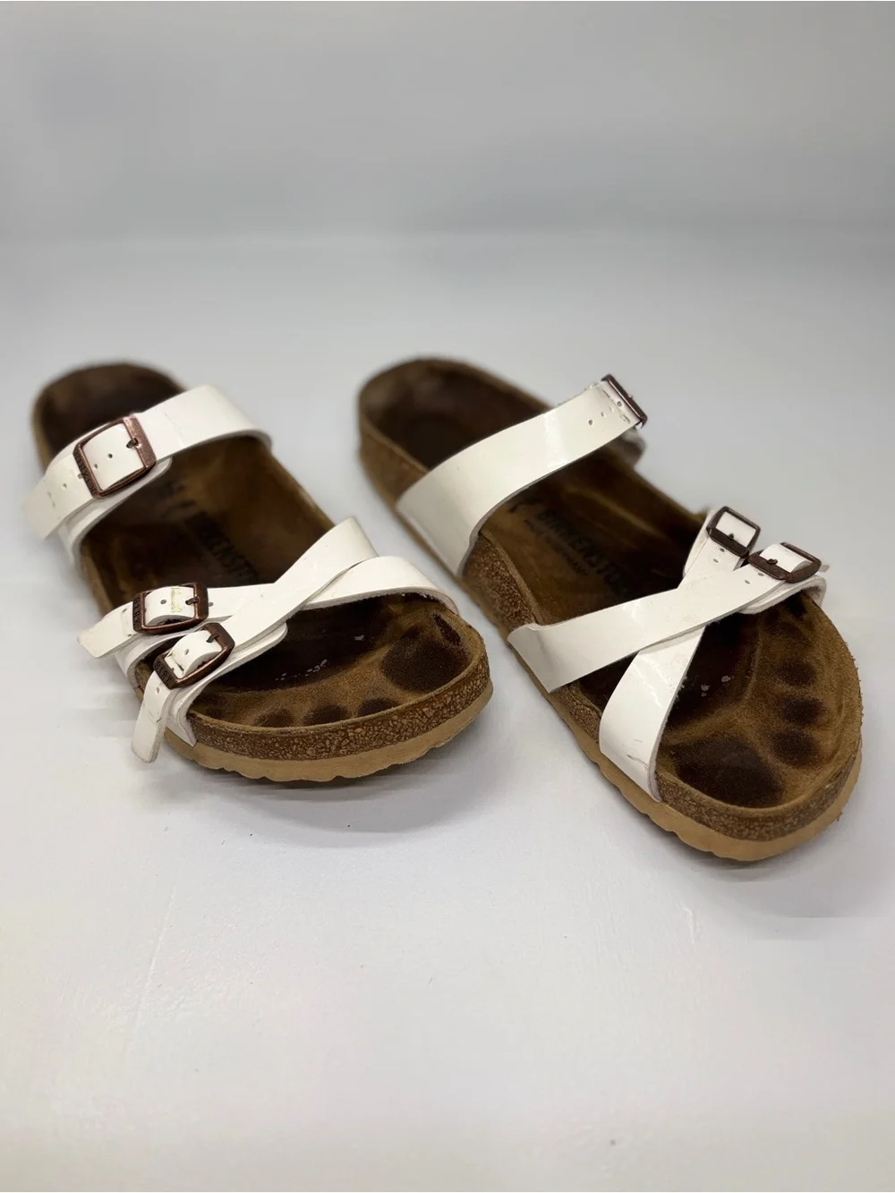 Birkenstock Yao Balance White Birko-Flor Sandals EU 42 US Men’s 9 Women’s 11